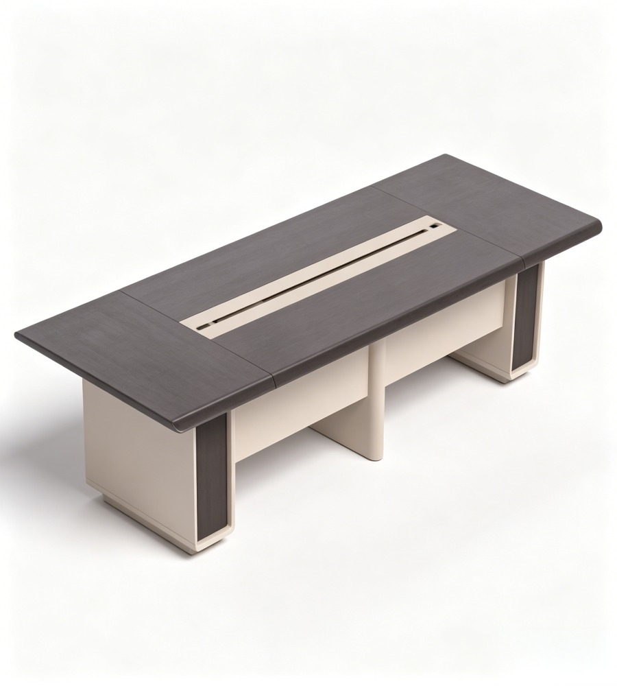 行政級雙色裝飾會議桌 Executive Two-Tone Accented Conference Table
