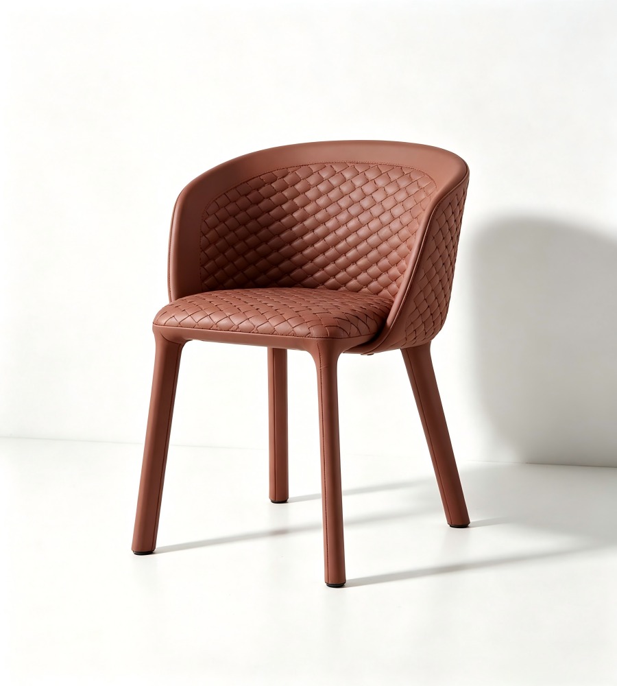 菱格紋縫線休閒椅 Diamond-Quilted Lounge Chair