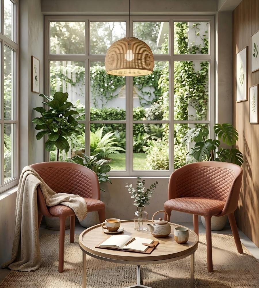 菱格紋縫線休閒椅 Diamond-Quilted Lounge Chair