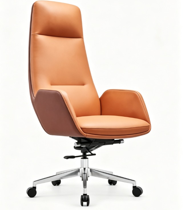 高背扶手大班椅 High-Back Executive Chair with Armrests