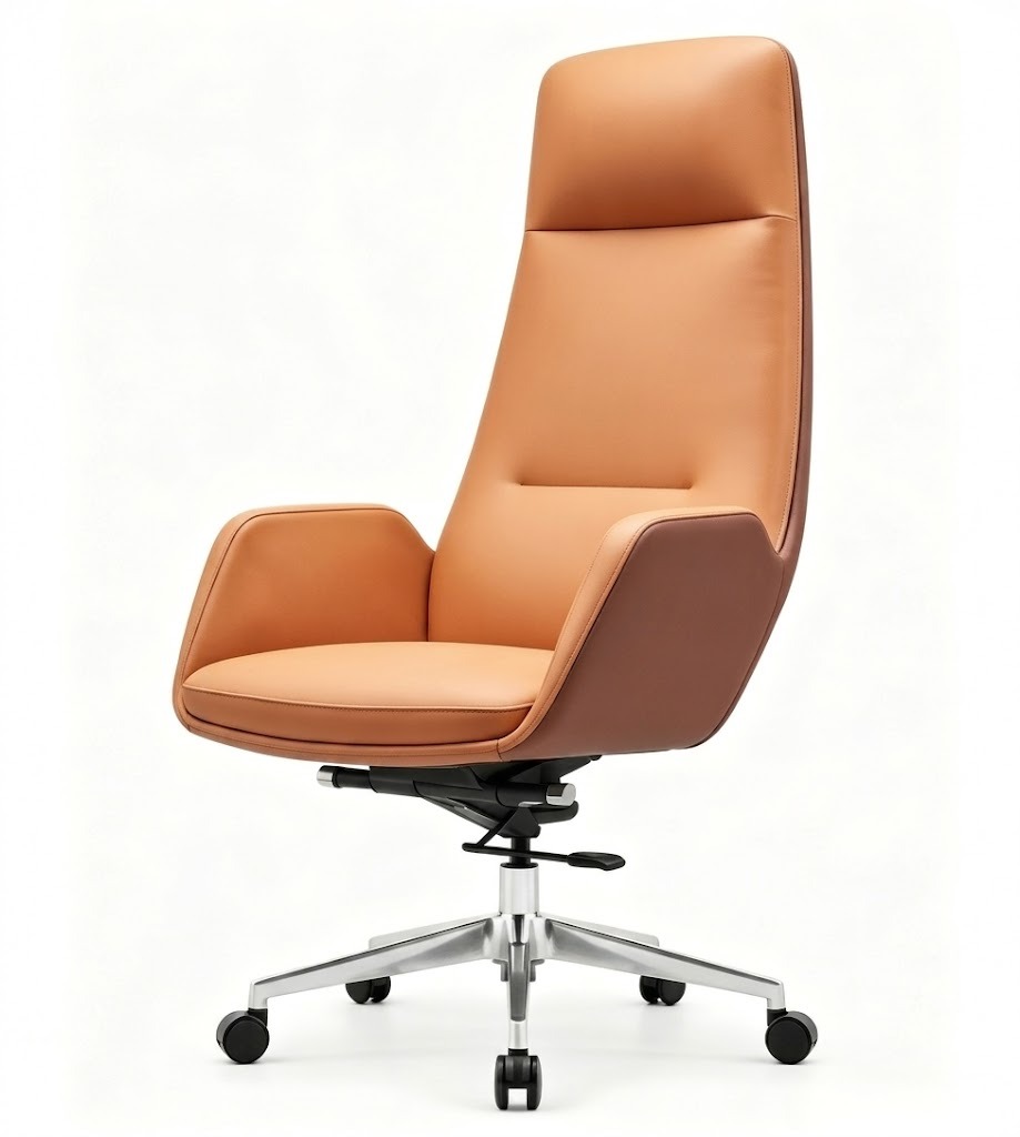 高背扶手大班椅 High-Back Executive Chair with Armrests