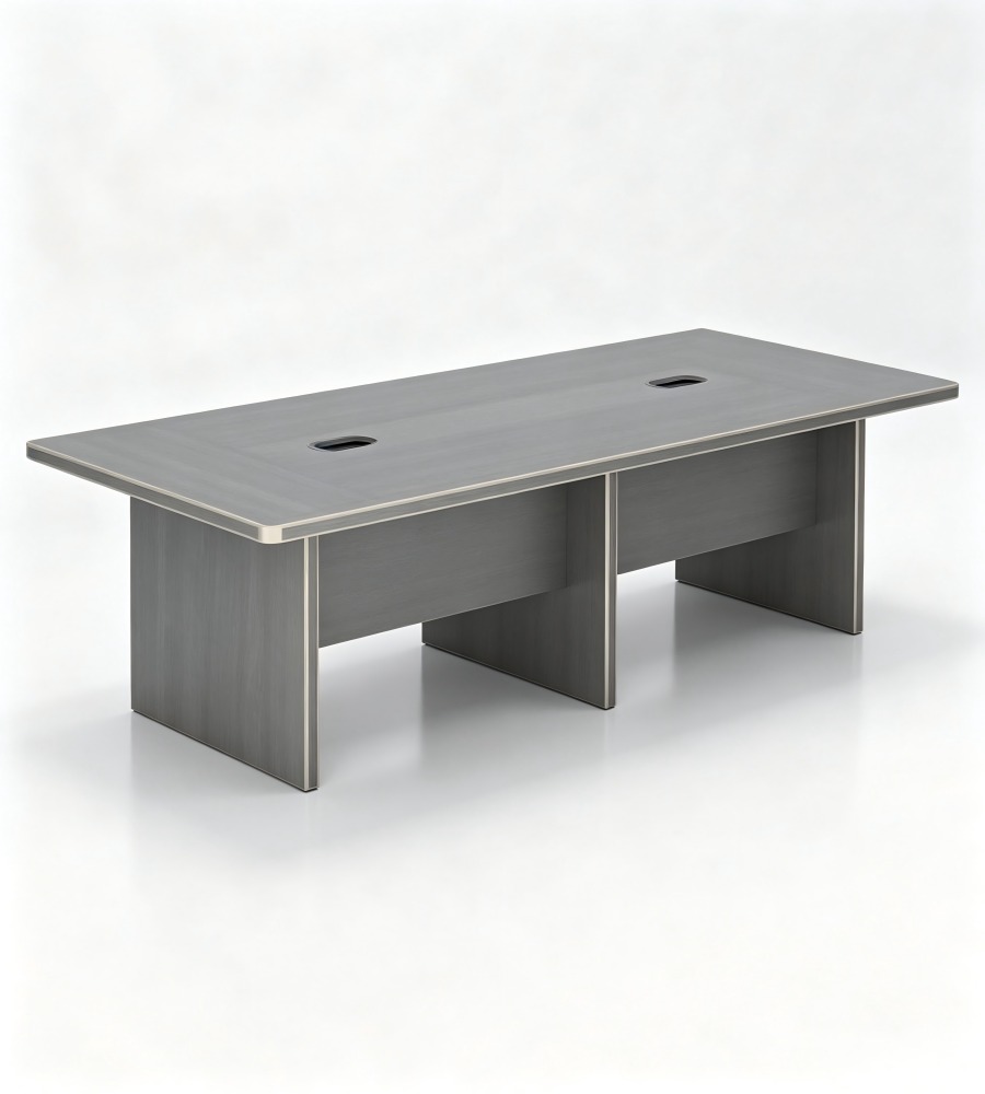極簡實木紋會議桌 Minimalist Wood-Grain Conference Table