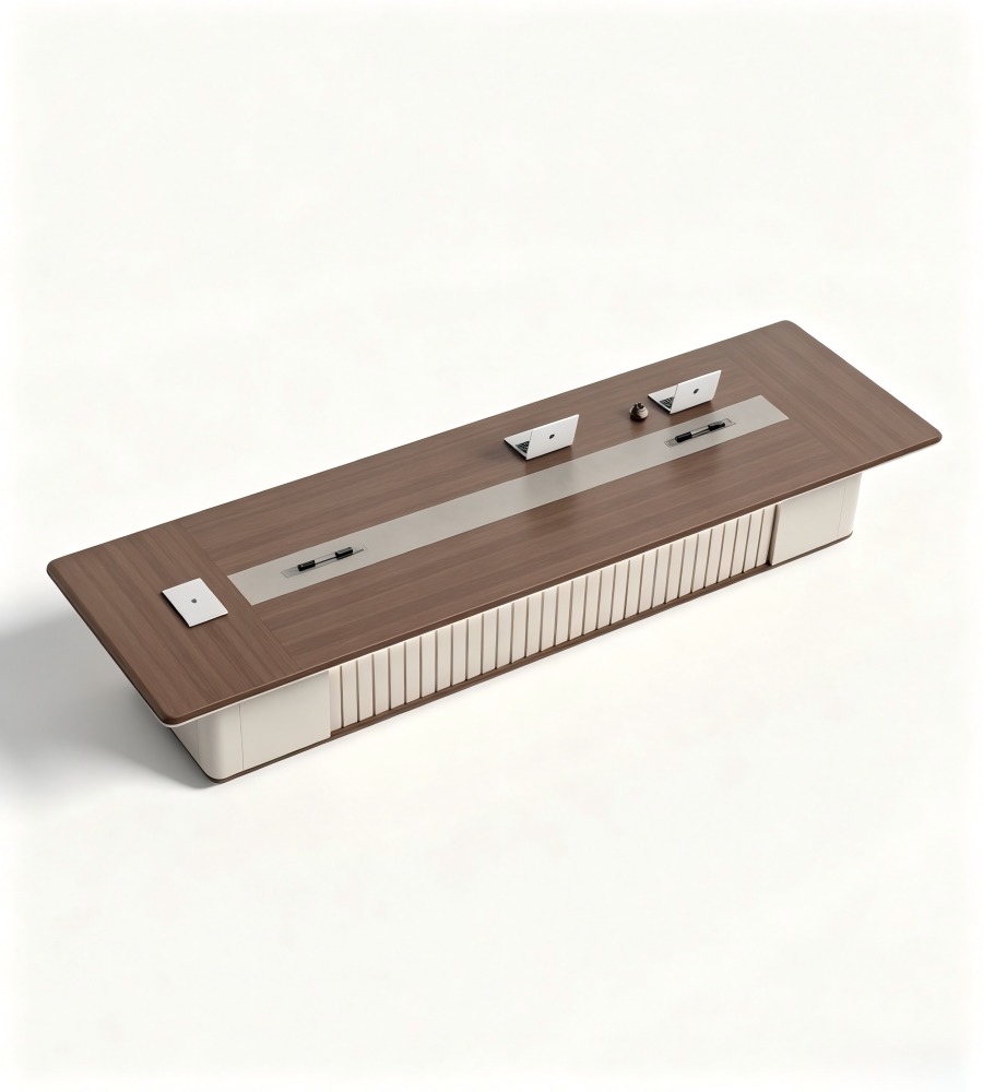 格柵燈光行政會議桌 Illuminated Fluted Executive Conference Table