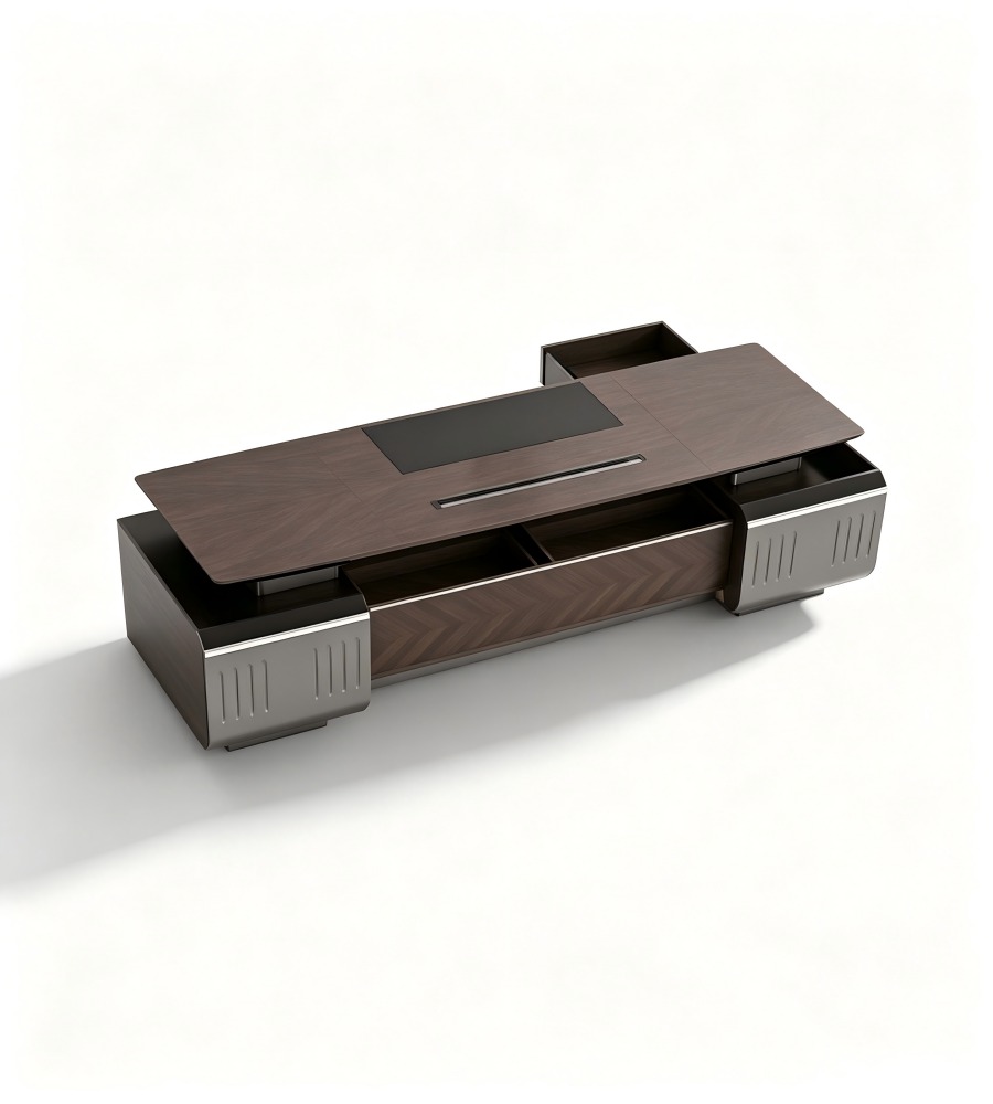 商務行政層次感老闆台 Layered Design Executive Desk