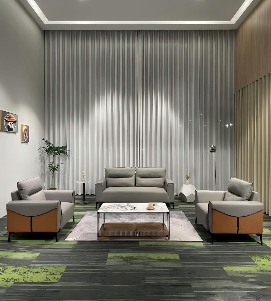 流線拼接單人沙發	Curvilinear Accent Armchair