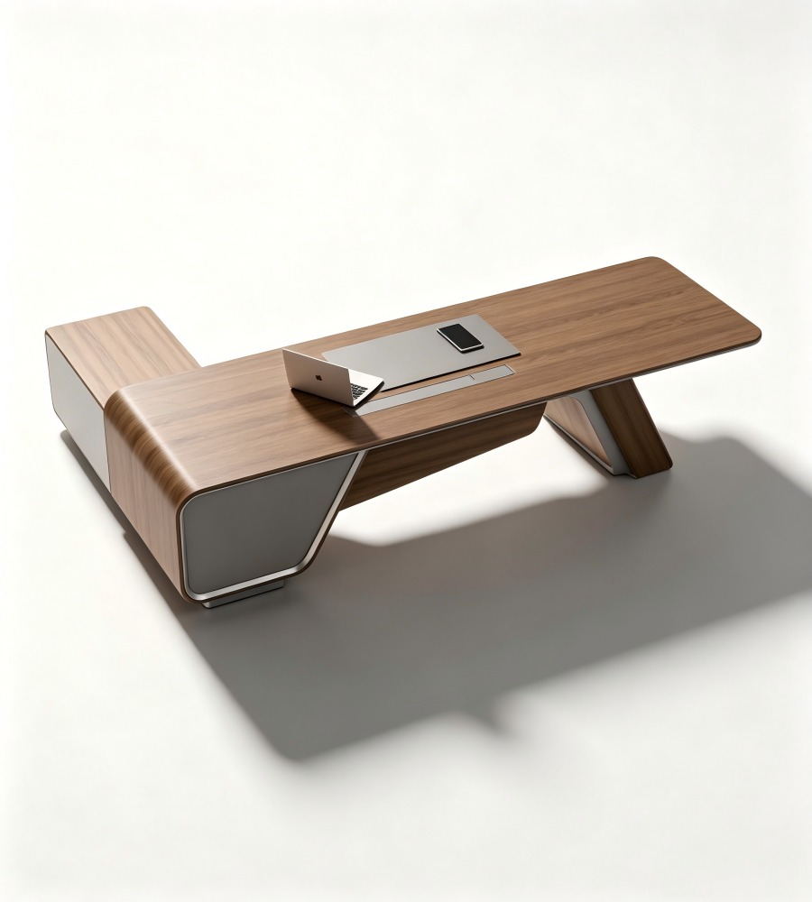 動態流線老闆台 Dynamic Streamline Executive Desk