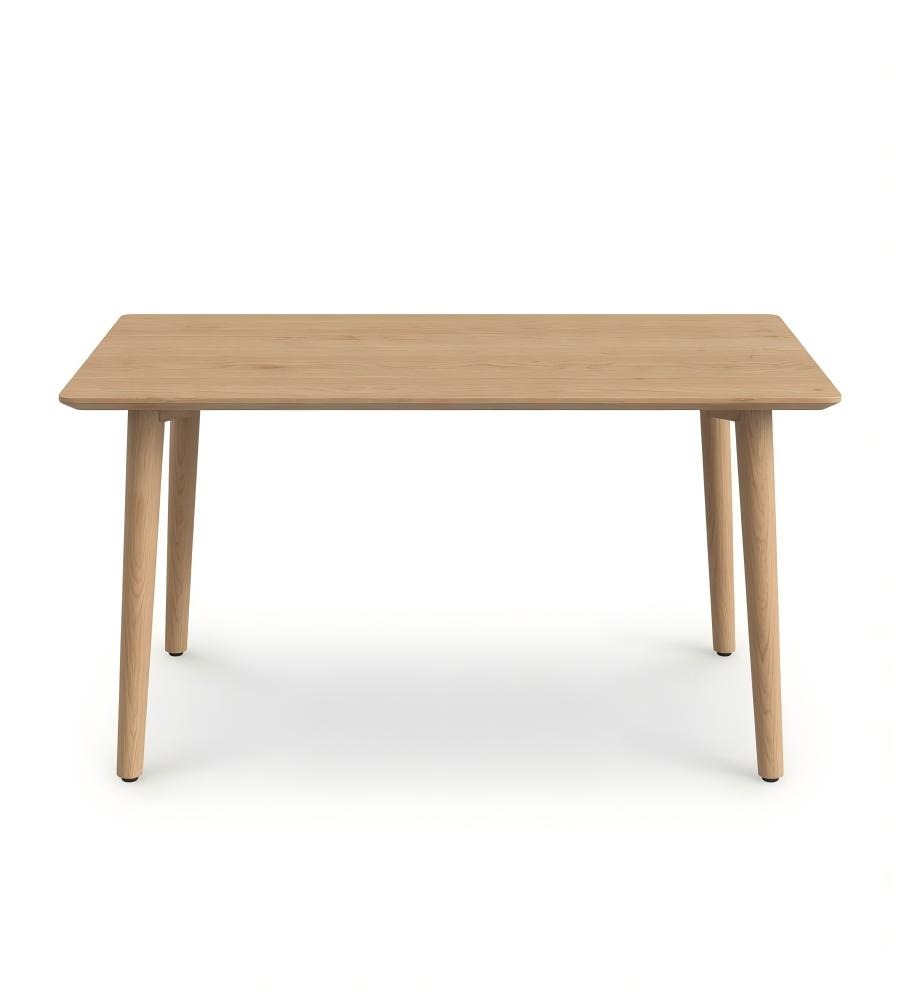 北歐淺木色實木長方形餐枱 | Nordic Wood Dining Table