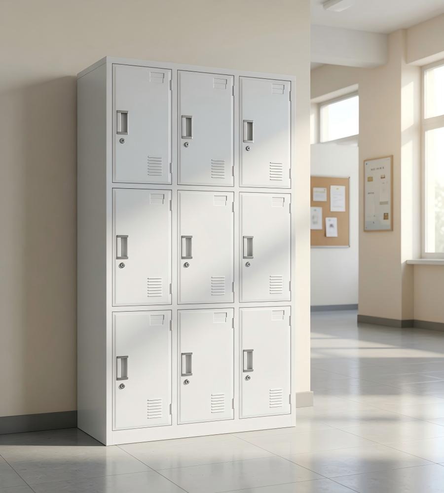 九門鋼製更衣儲物櫃 9-Door Steel Locker Cabinet