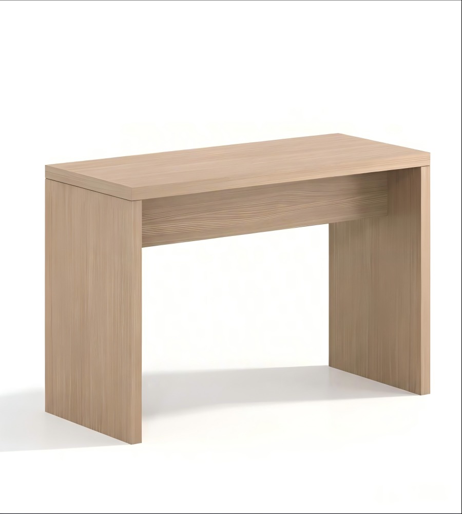 簡約淺木色木紋長方形吧枱 Minimalist Light Wood Bar Table