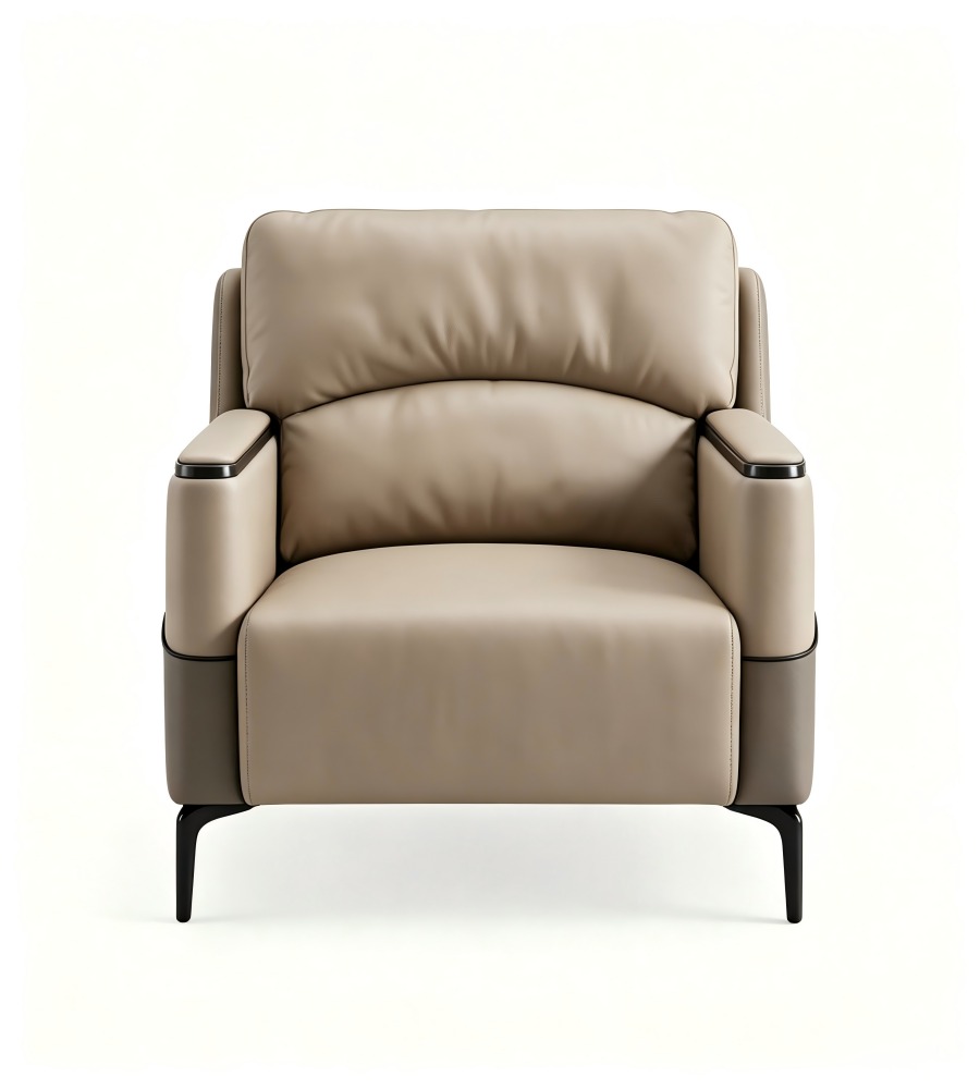 拼接設計單人沙發 Contrast Design Armchair