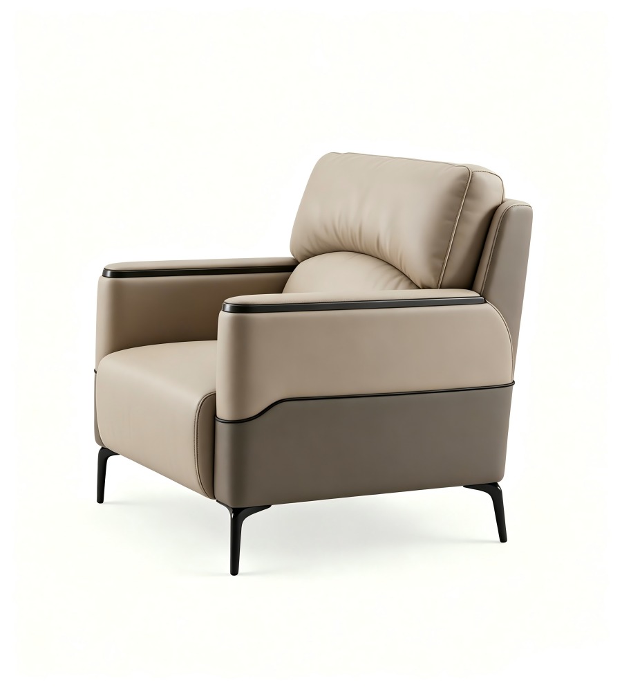 拼接設計單人沙發 Contrast Design Armchair
