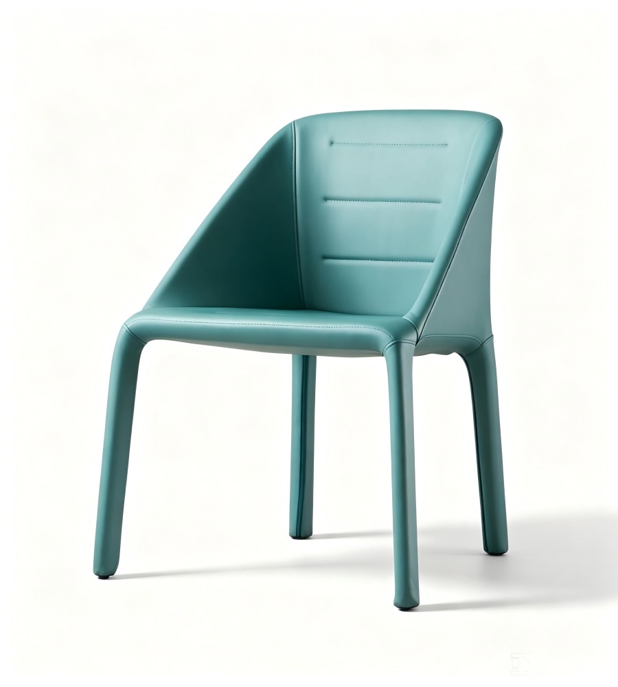 雅致橫紋設計椅 Elegant Horizontal-Stripe Lounge Chair