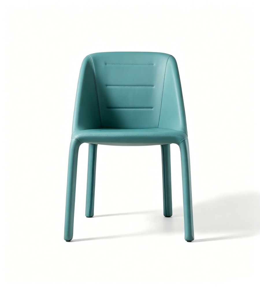 雅致橫紋設計椅 Elegant Horizontal-Stripe Lounge Chair