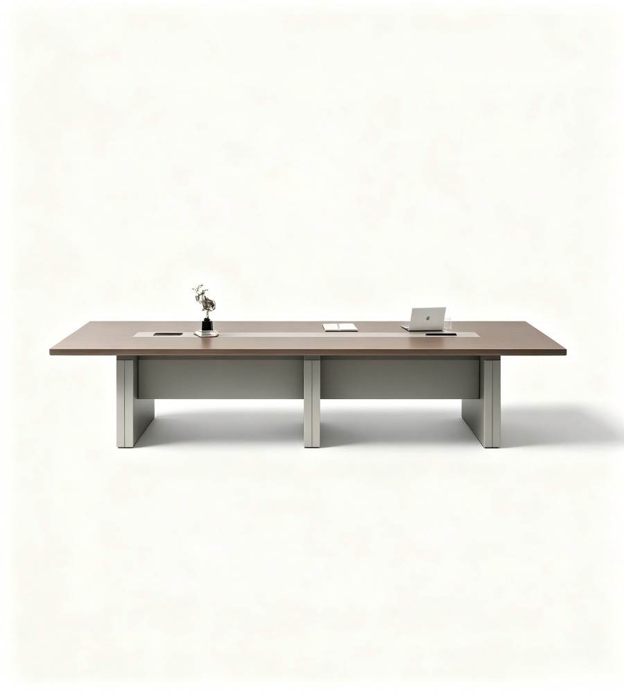 嵌入式線槽會議長桌 Integrated Cable Management Conference Table