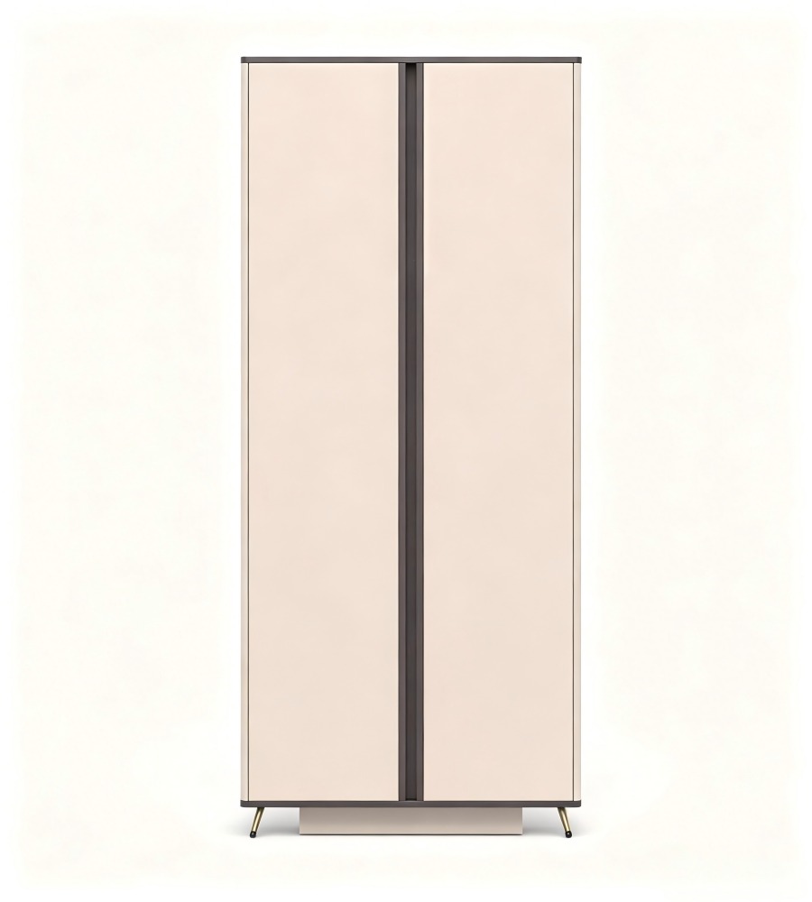 現代輕奢米色雙門高身文件櫃 Modern Luxury Beige Tall 2-Door Filing Cabinet