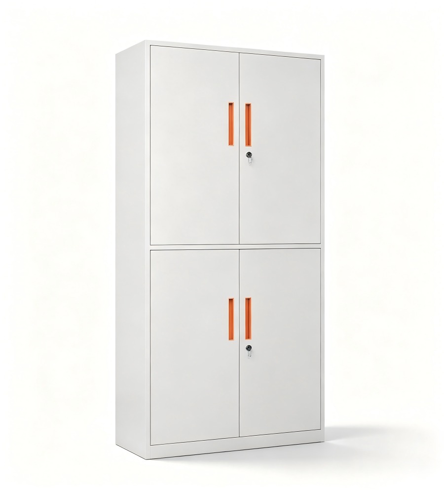雙層對開門鋼製文件櫃	Two-Tier Steel Swing-Door Filing Cabinet
