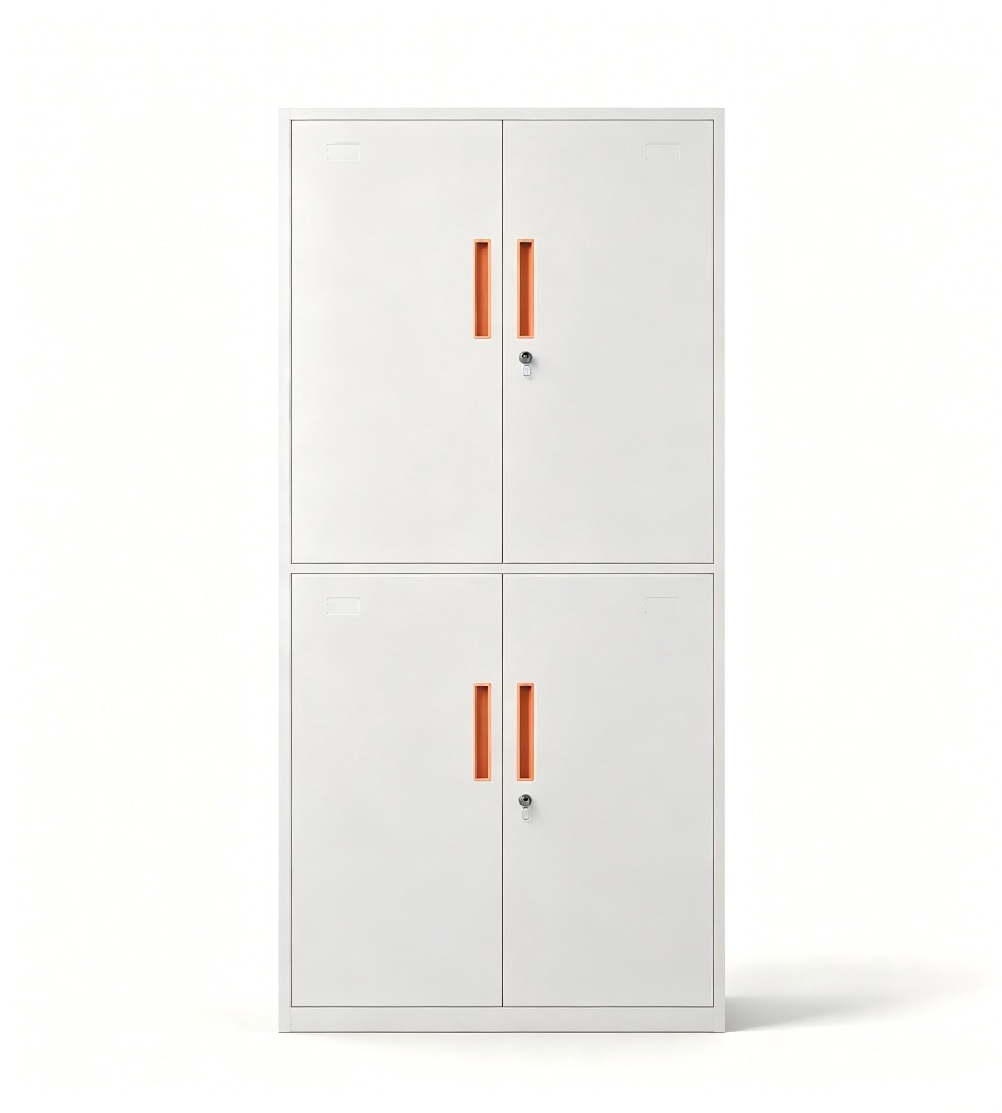 雙層對開門鋼製文件櫃	Two-Tier Steel Swing-Door Filing Cabinet