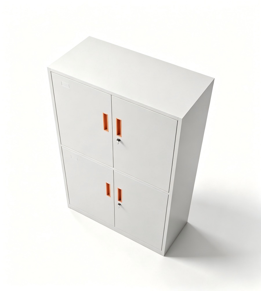 雙層對開門鋼製文件櫃	Two-Tier Steel Swing-Door Filing Cabinet
