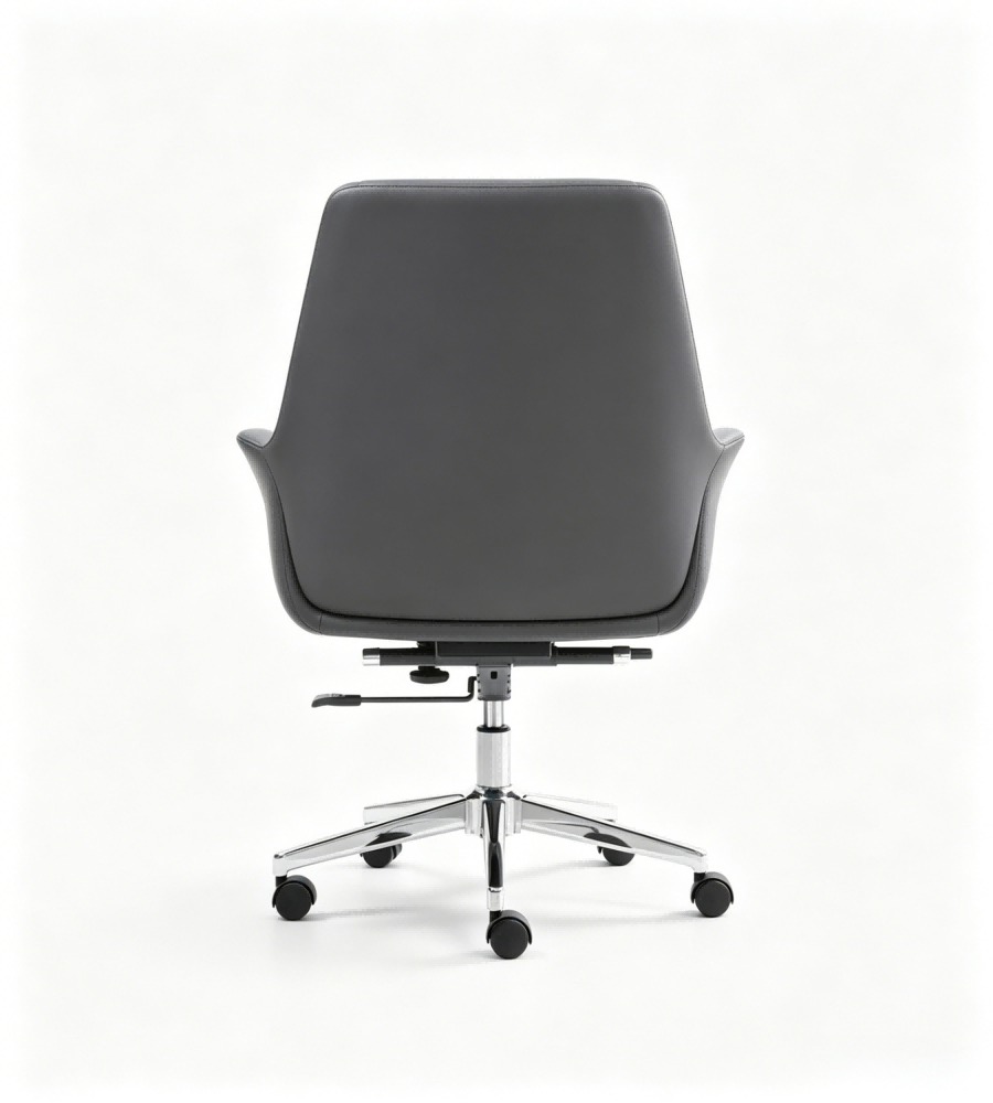 商務黑色西皮可升降帶轆會議椅 Business Black PU Leather Adjustable Conference Chair