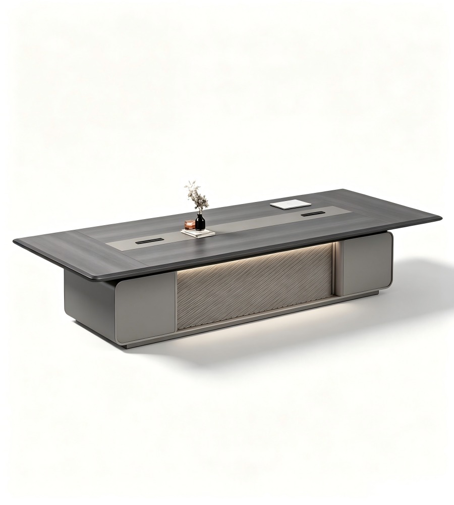 尊爵深色木紋會議桌 Premium Dark-Wood Executive Conference Table