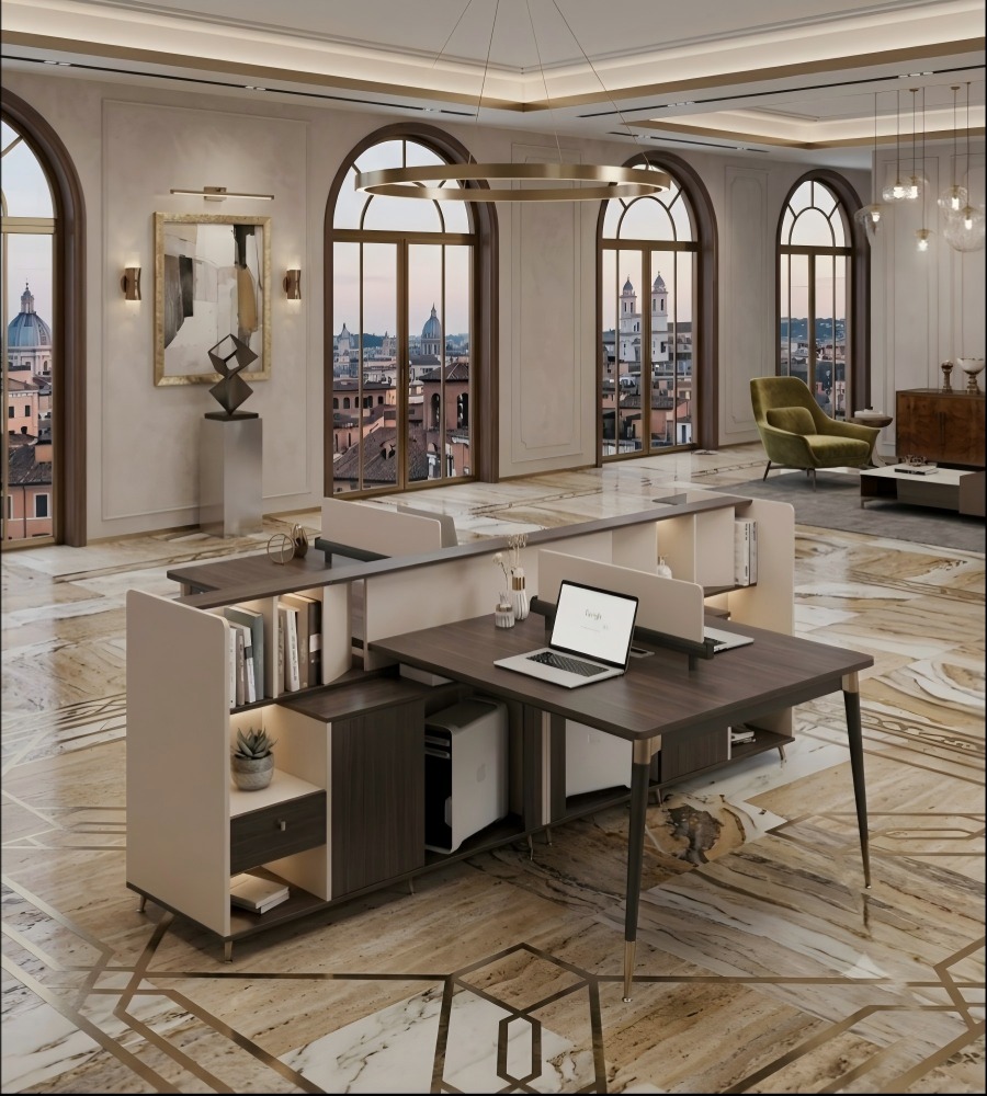 多功能收納高級辦公桌 Multifunctional storage premium office desk
