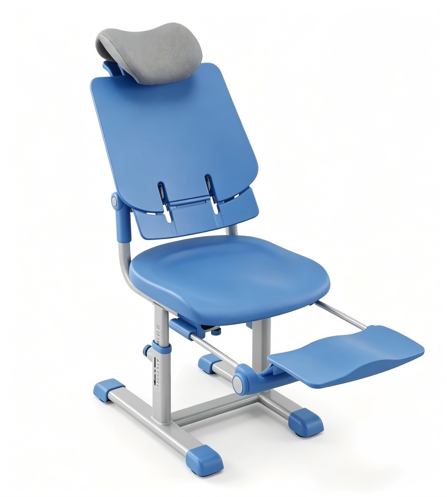帶腳托護脊調節學習椅 Adjustable Ergonomic Chair with Footrest