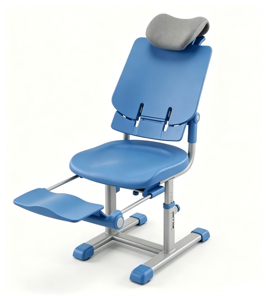 帶腳托護脊調節學習椅 Adjustable Ergonomic Chair with Footrest