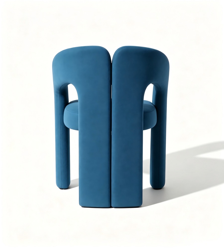 弧型風格休閒椅 Curved Statement Lounge Chair