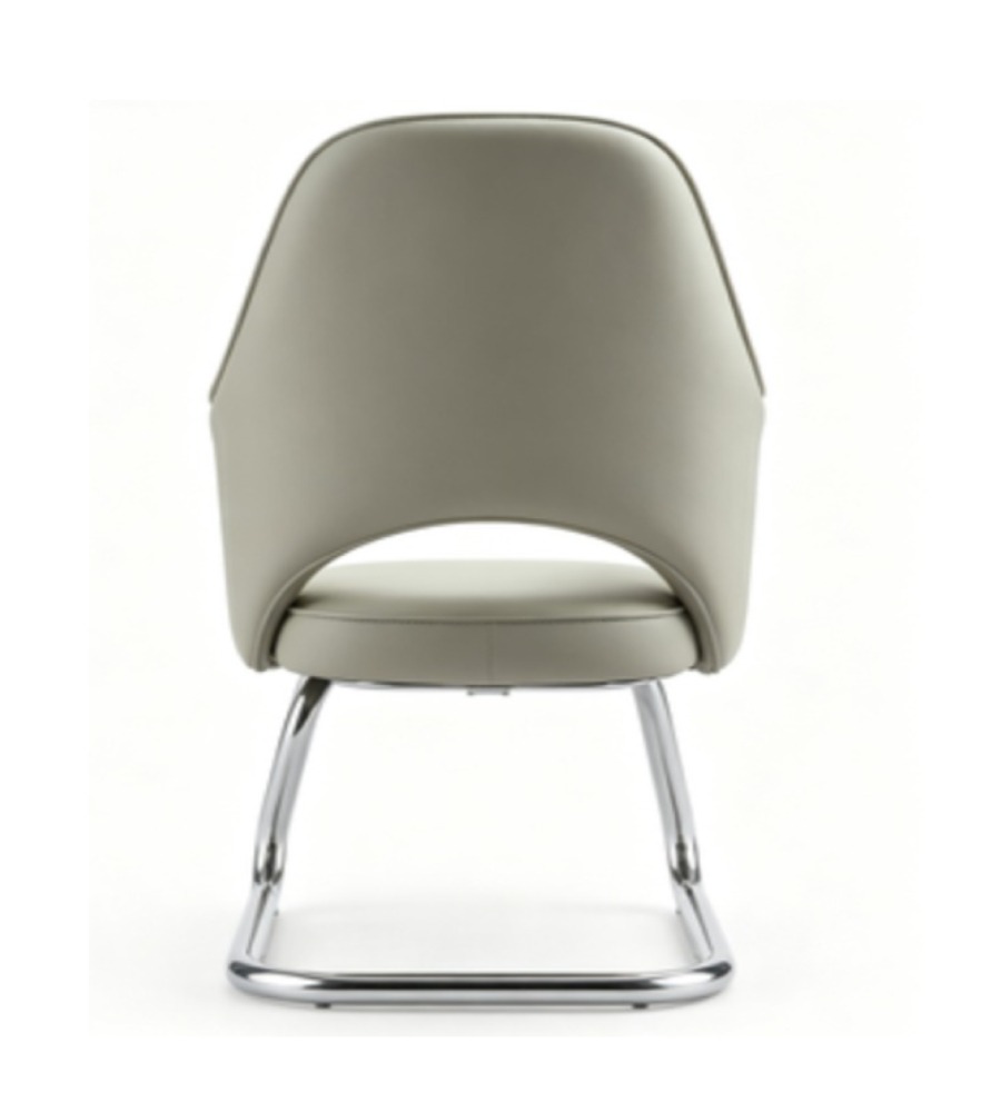 弧線造型弓形腳會議椅	 Curved Design Cantilever Conference Chair
