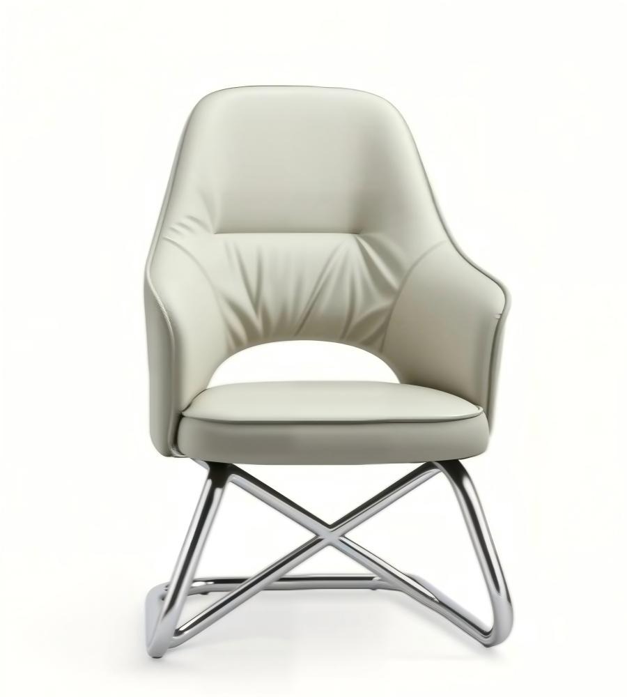 弧線造型弓形腳會議椅	 Curved Design Cantilever Conference Chair