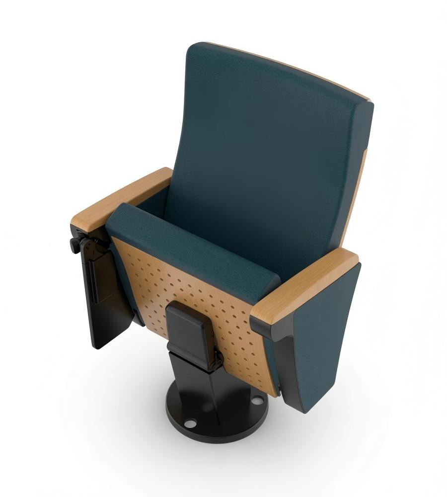 簡約木色實木帶寫字板禮堂椅 Modern Wood Auditorium Chair