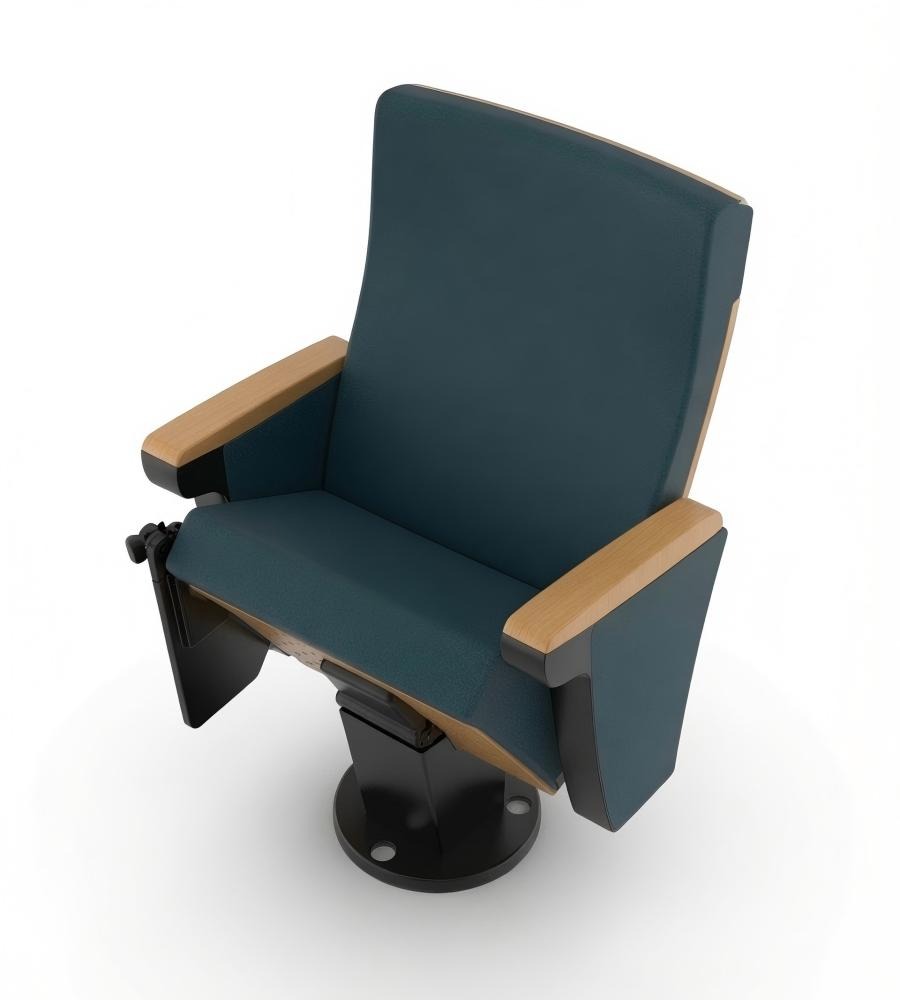 簡約木色實木帶寫字板禮堂椅 Modern Wood Auditorium Chair