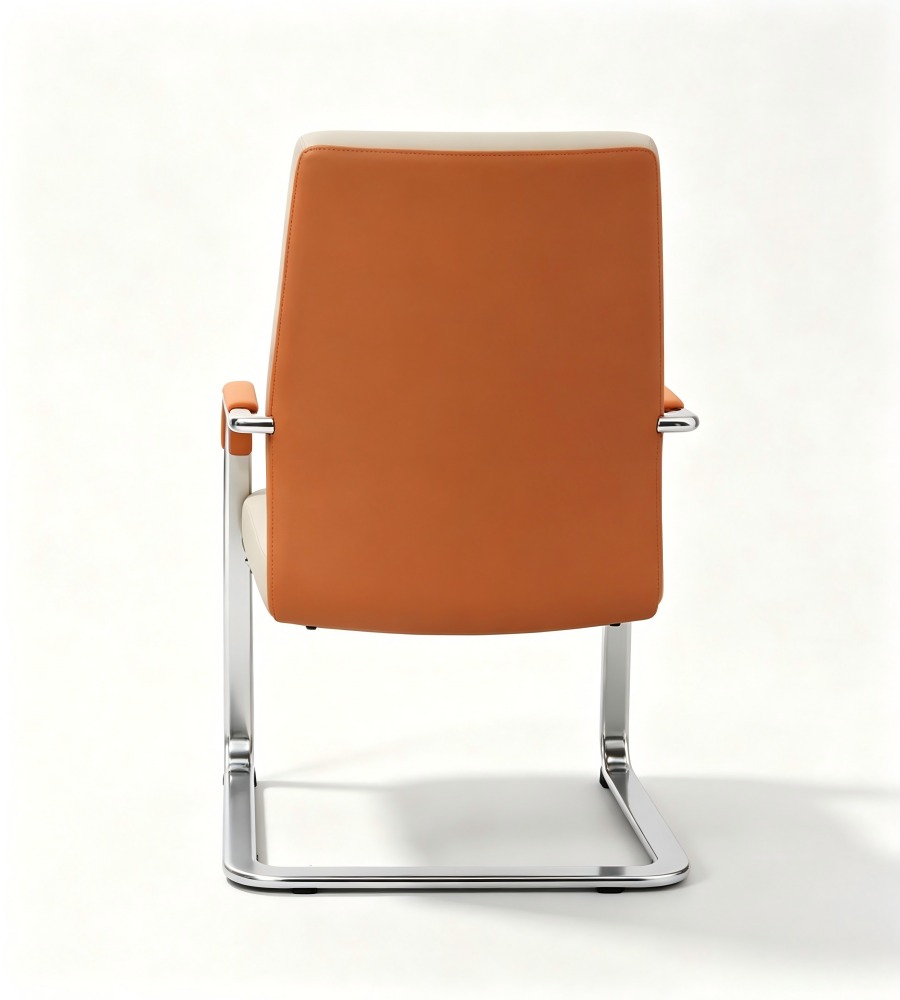 雙色弓形腳扶手會議椅 Two-Tone Cantilever Conference Chair with Armrests