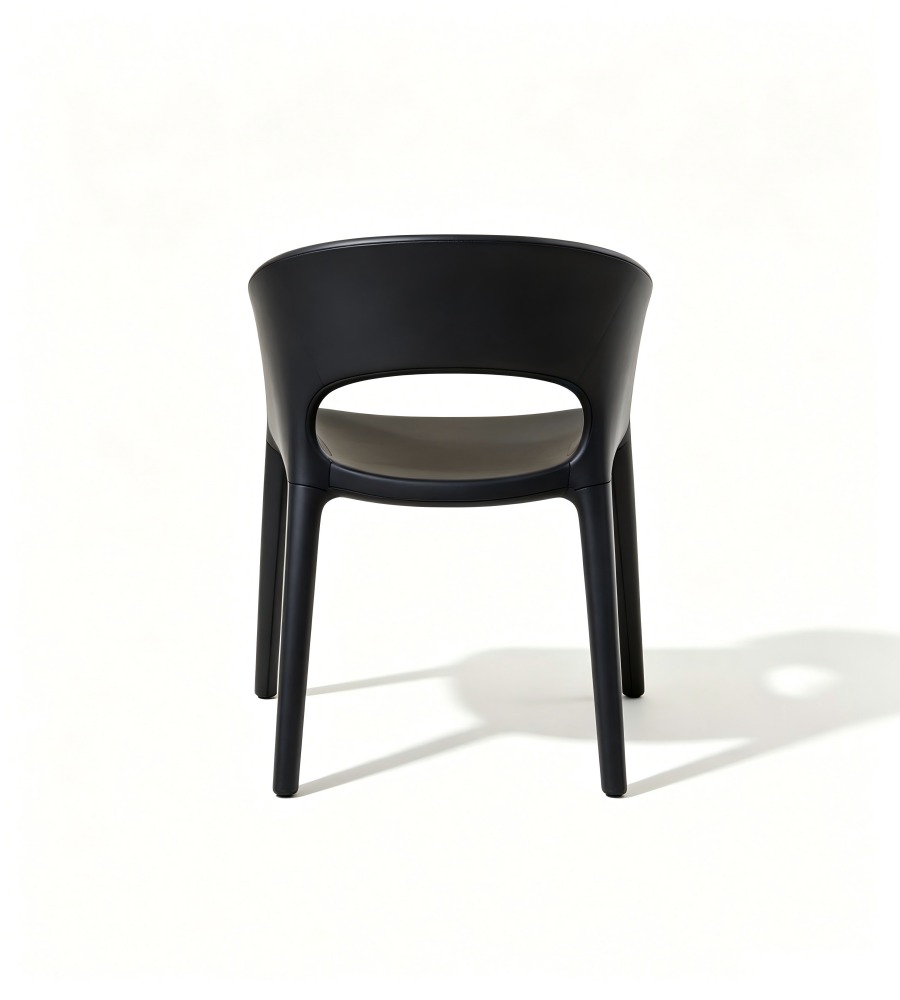 鏤空弧型設計休閒椅 Hollow-Back Curved Design Lounge Chair