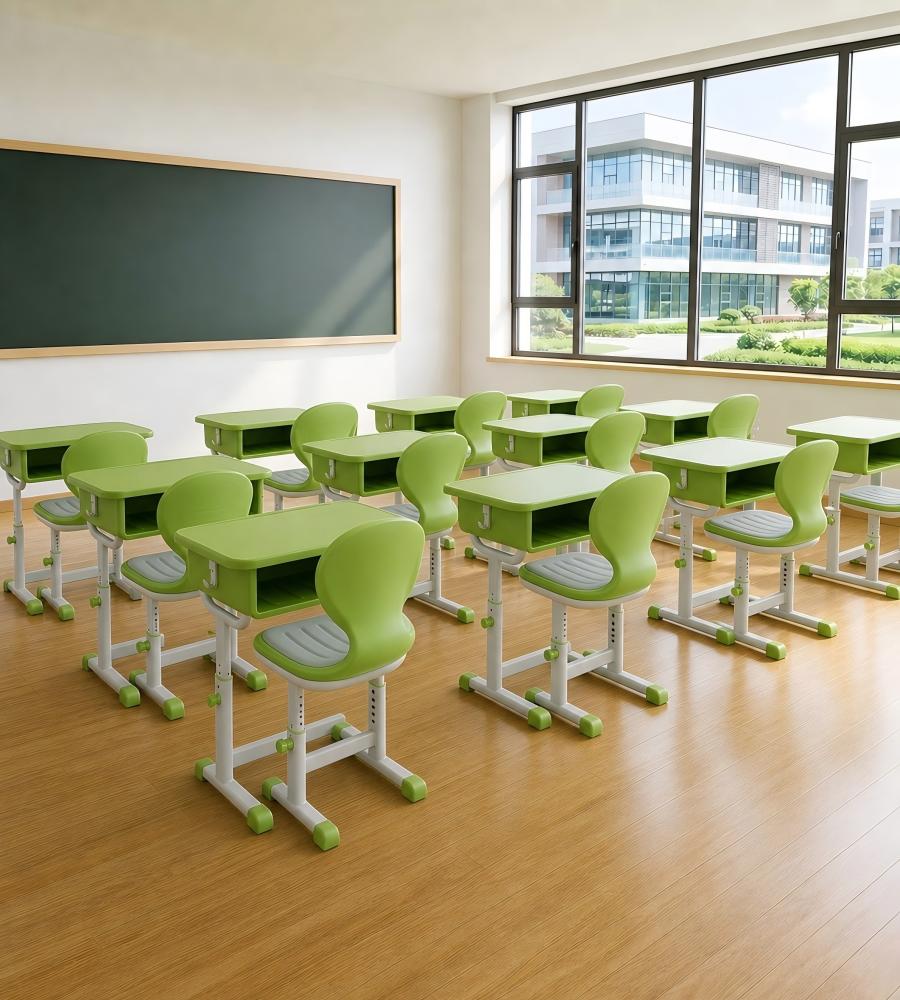 弧背式升降學習椅 Curved-Back Adjustable Study Chair