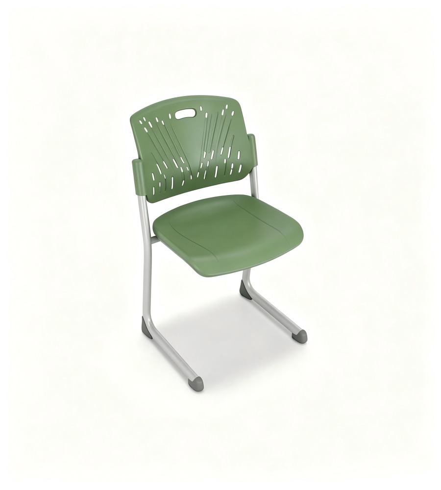 鏤空背靠學生椅	Cutout-Back Student Chair