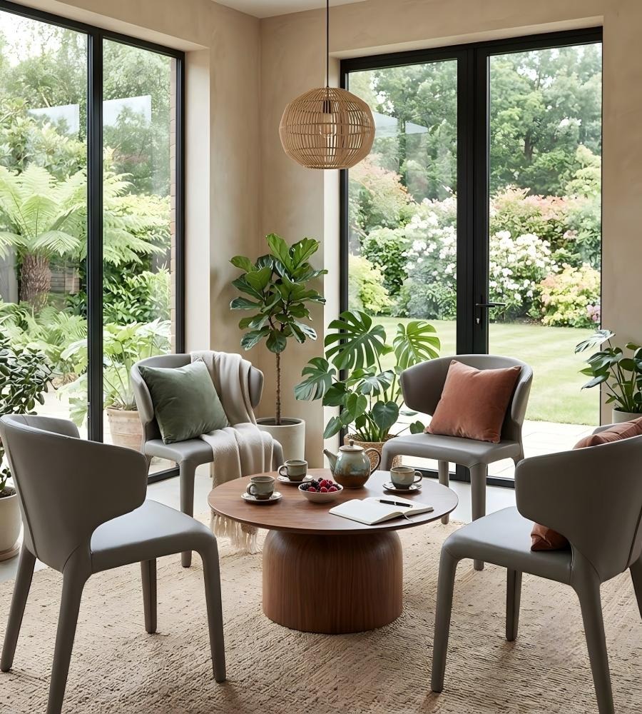 一體式簡約設計椅 Monobloc Minimalist Accent Chair