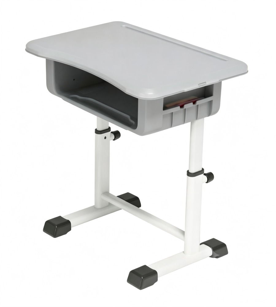 側邊挖槽升降學生桌	Side-Cutout Adjustable Student Desk