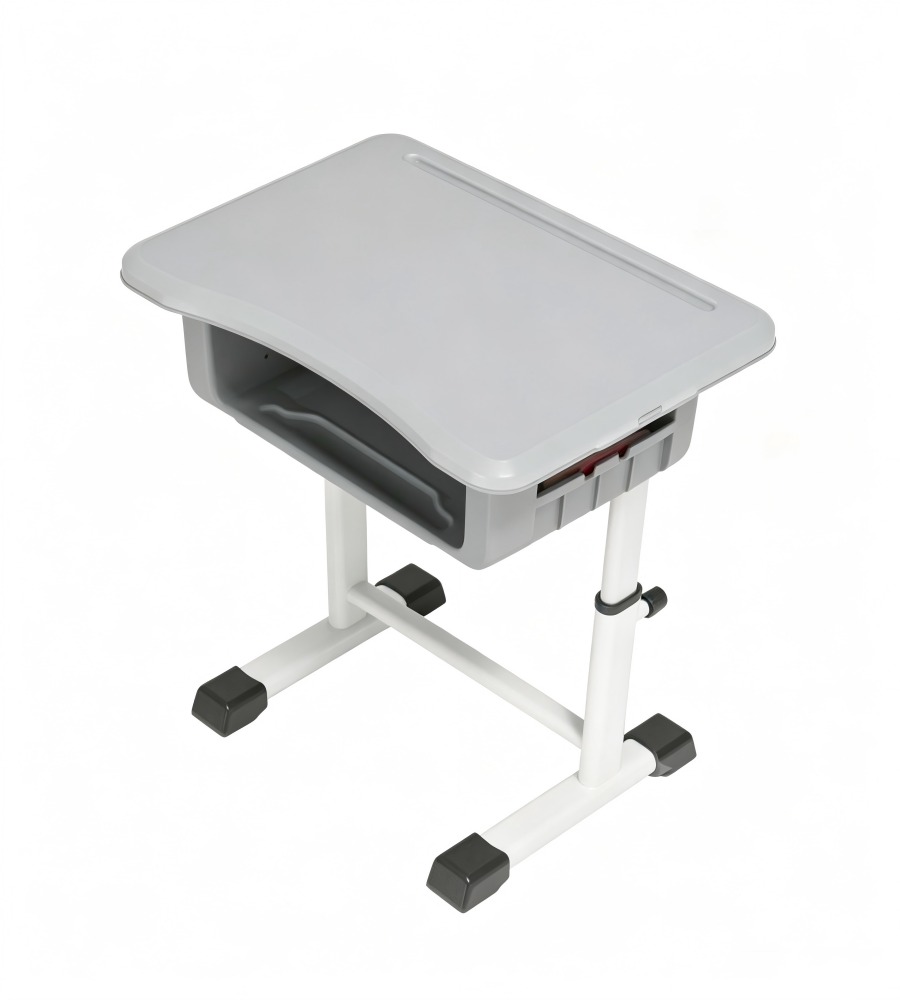 側邊挖槽升降學生桌	Side-Cutout Adjustable Student Desk