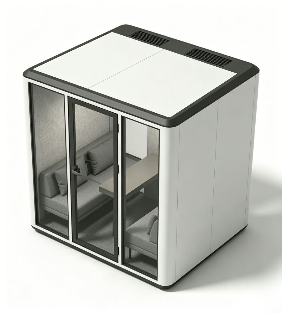 寬敞型六人商務會議倉 Spacious Six-Person Executive Meeting Pod