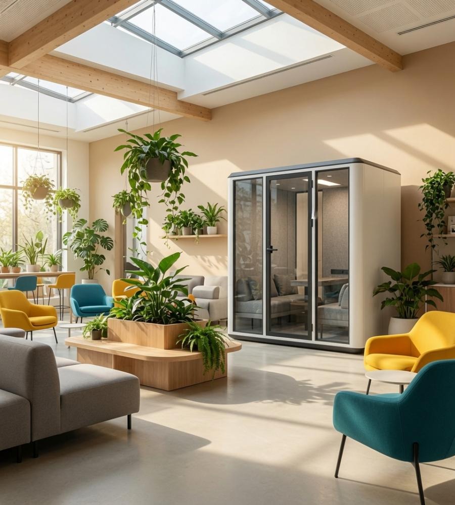 寬敞型六人商務會議倉 Spacious Six-Person Executive Meeting Pod