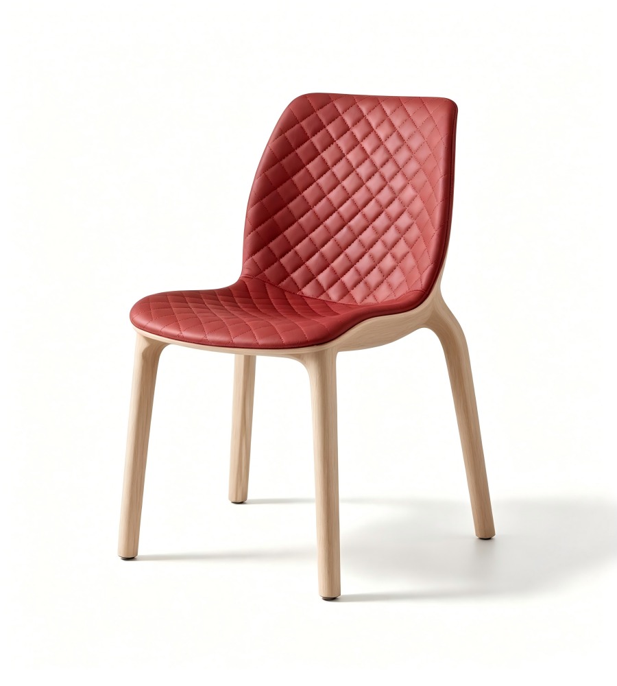 菱格紋雙色休閒椅 Two-Tone Diamond-Quilted Lounge Chair