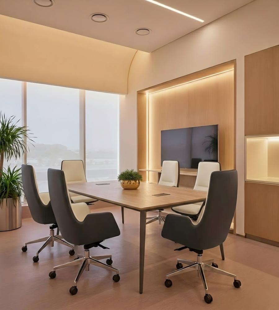 雙色簡約五星腳會議椅 Two-Tone Minimalist Five-Star Base Conference Chair