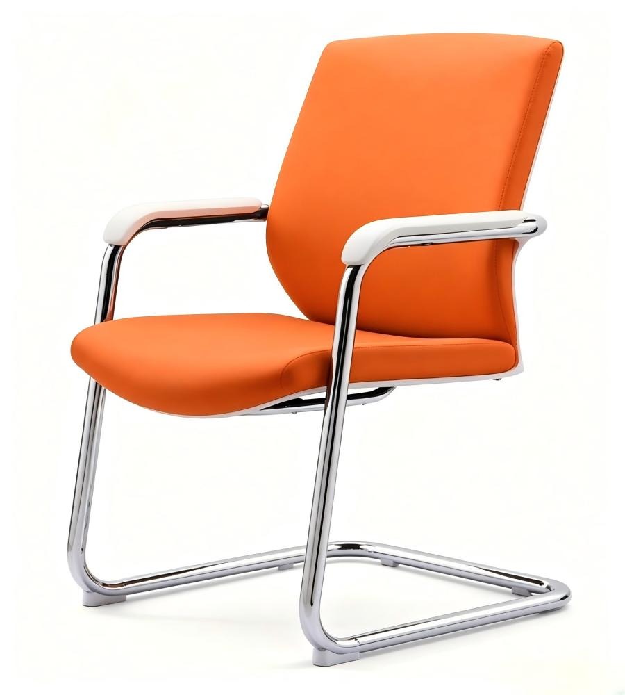 時尚弓形腳扶手會議椅 Stylish Cantilever Conference Chair with Armrests