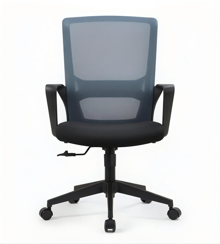 現代藍色網背帶腰托員工椅 Modern Mesh Staff Chair