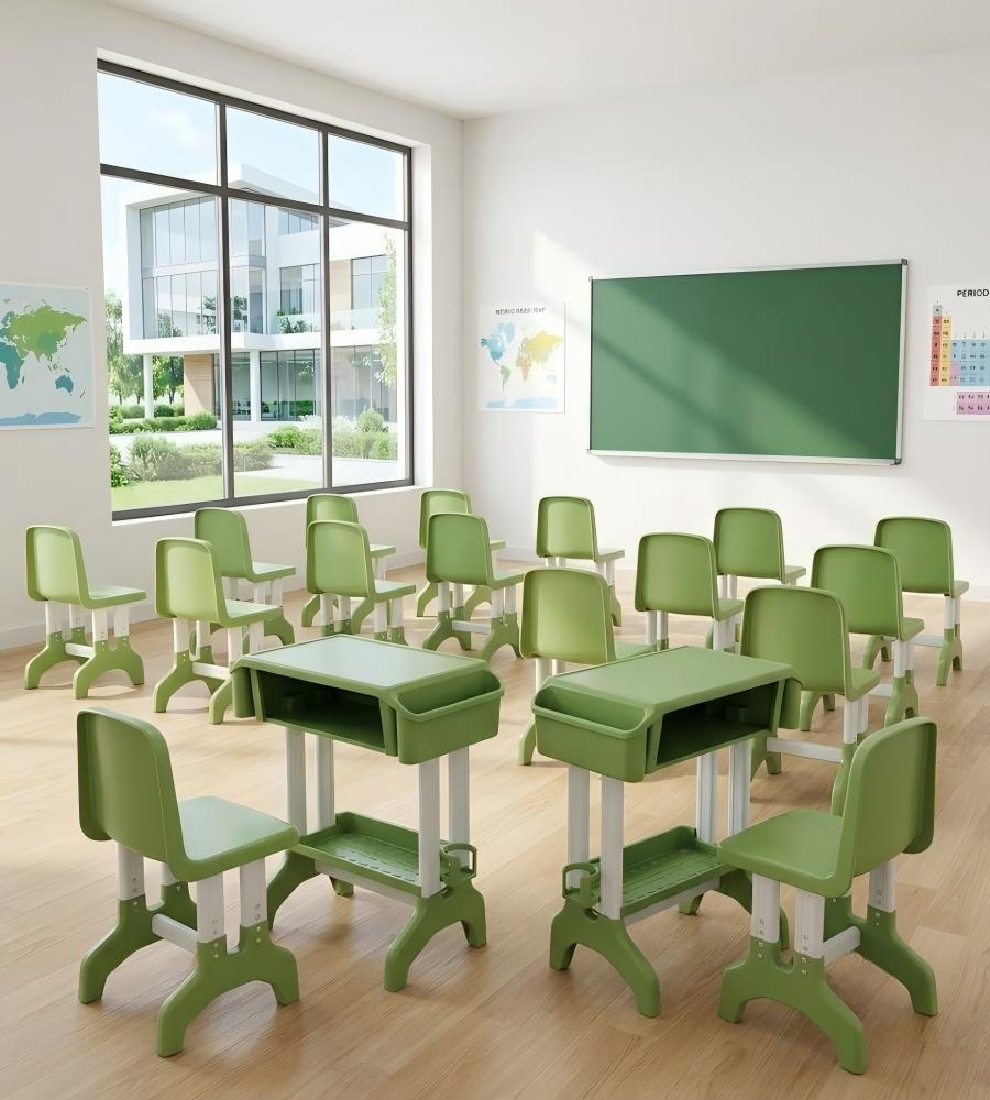 多格收納升降學習桌 Multi-Storage Height-Adjustable Study Desk
