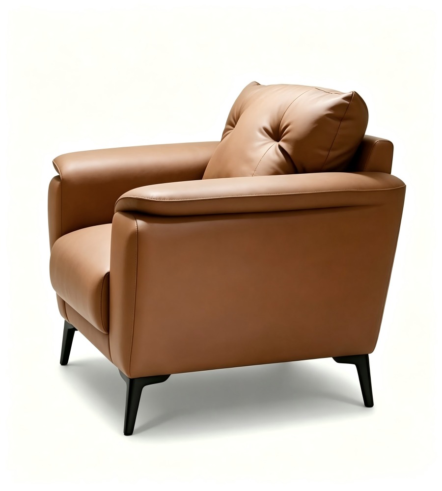 豐盈曲線單人沙發	Plump Contour Armchair