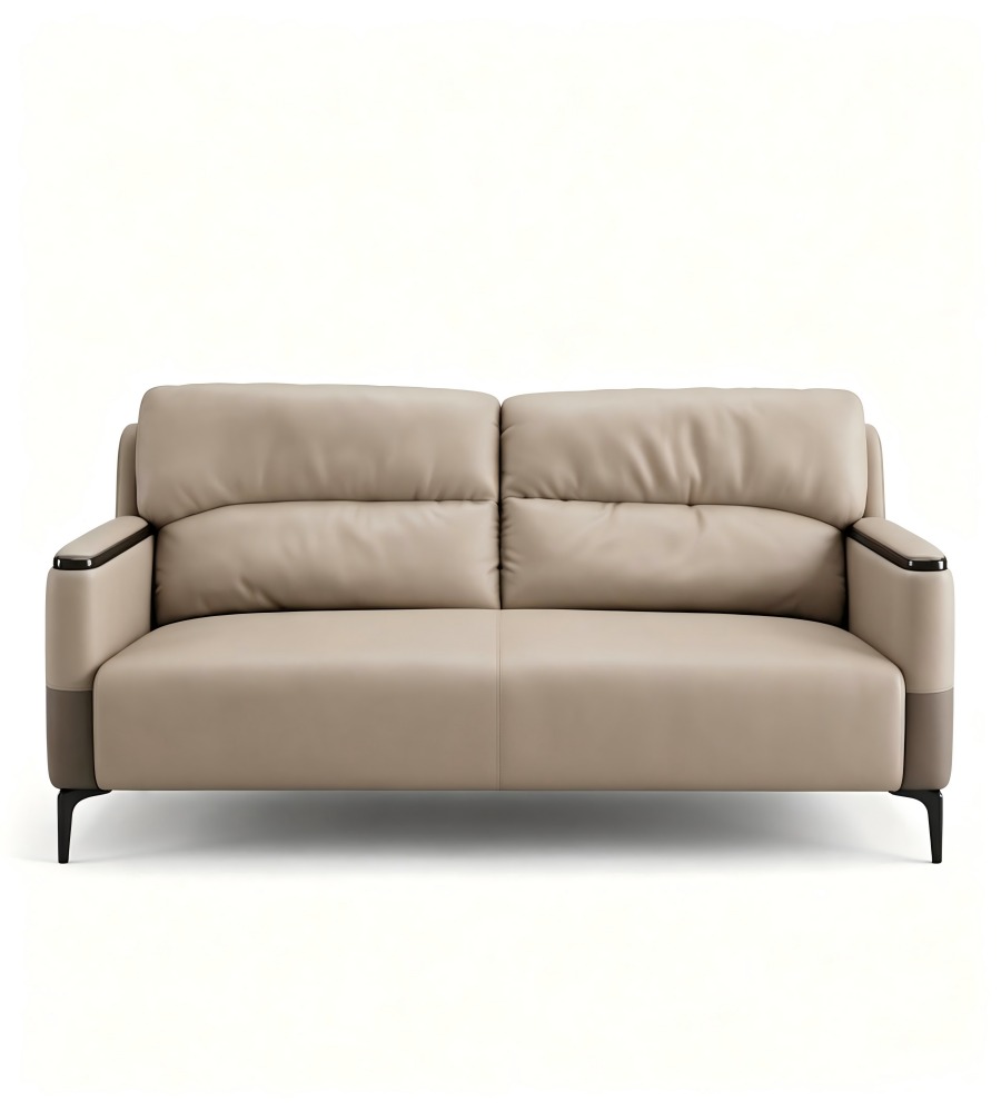 拼接設計三人沙發	Contrast Design Three-Seater Sofa