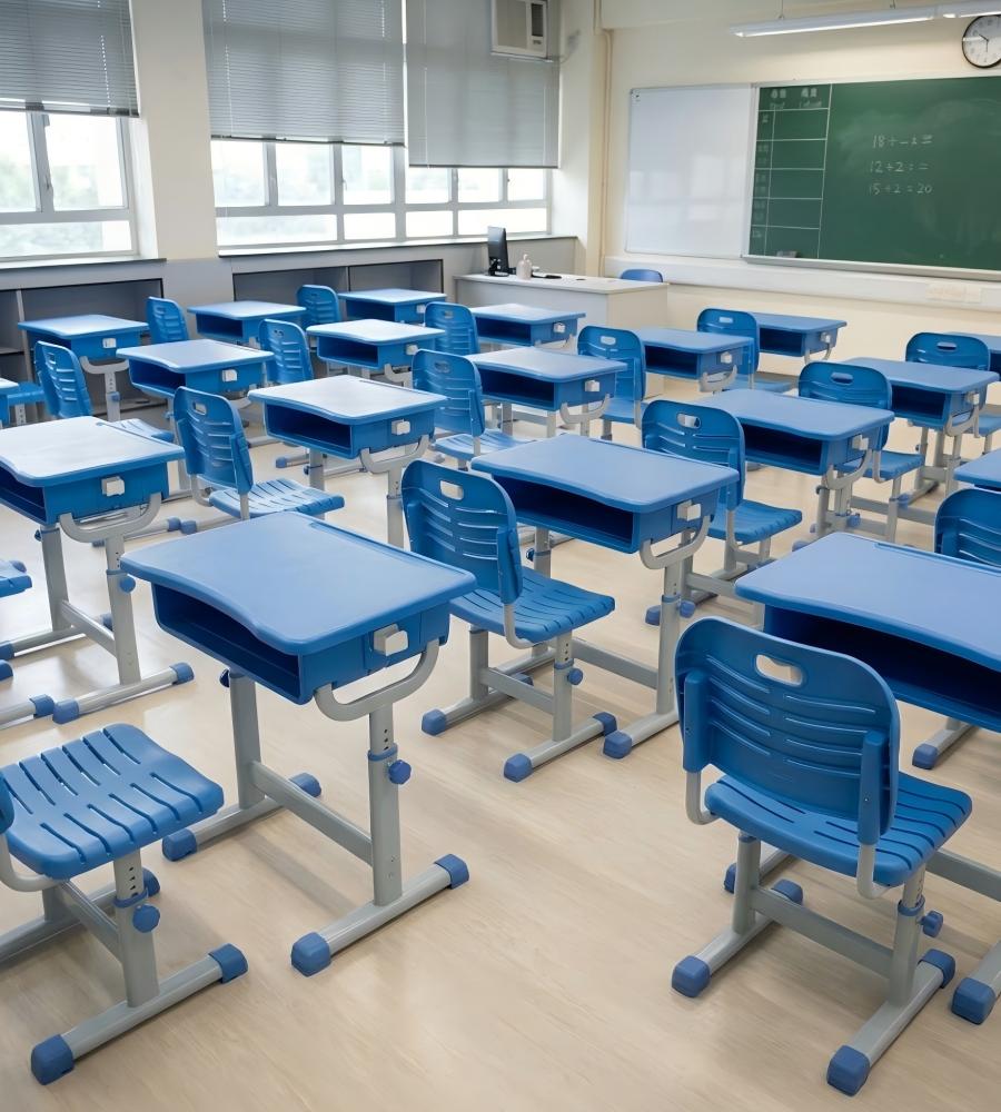 波浪紋升降學生椅	Wave-Texture Adjustable Student Chair