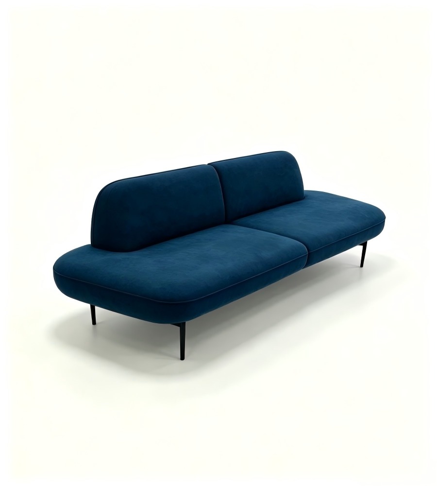 舒適布藝鐵腳梳化 Modern Comfortable Fabric Sofa